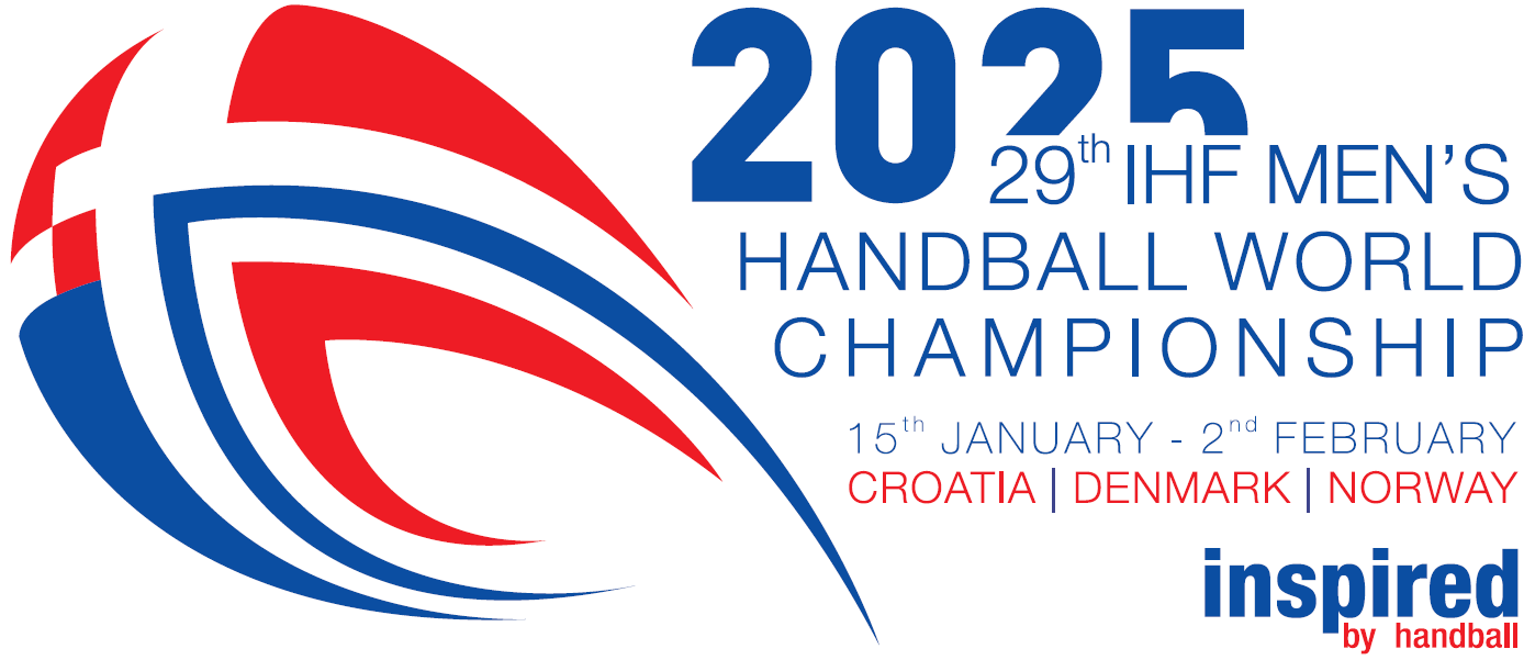 logo vm 2025 inspired by handball 